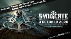 Banner Syndicate 2025 – Busreise zum Electronic Harder Style Festival in den Westfalenhallen Dortmund am 4.10.2025