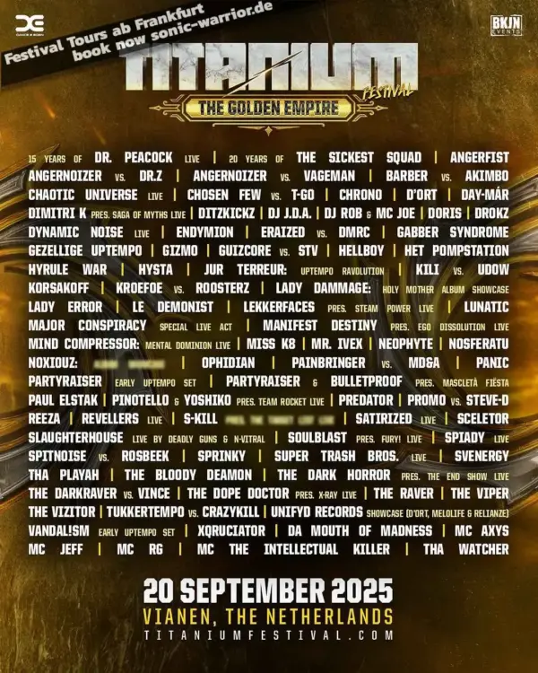 Bus zum Titanium Festival 2025 ab Frankfurt und Umgebung inkl. Ticket – Bild 2