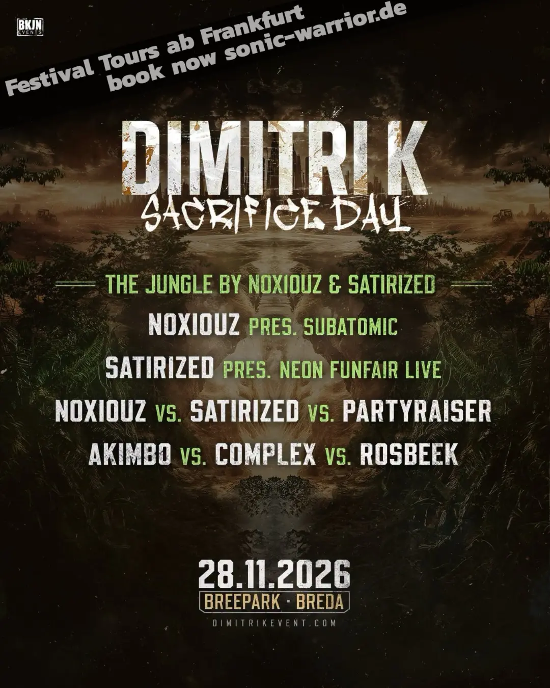 Bus zu Dimitri K – Sacrifice Day 2026 ab Frankfurt, Gießen & Köln – mit oder ohne Ticket 4 2026-11-dimitri-k-sacrifice-day-uptempo-hardcore-jungle-line-up-flyer