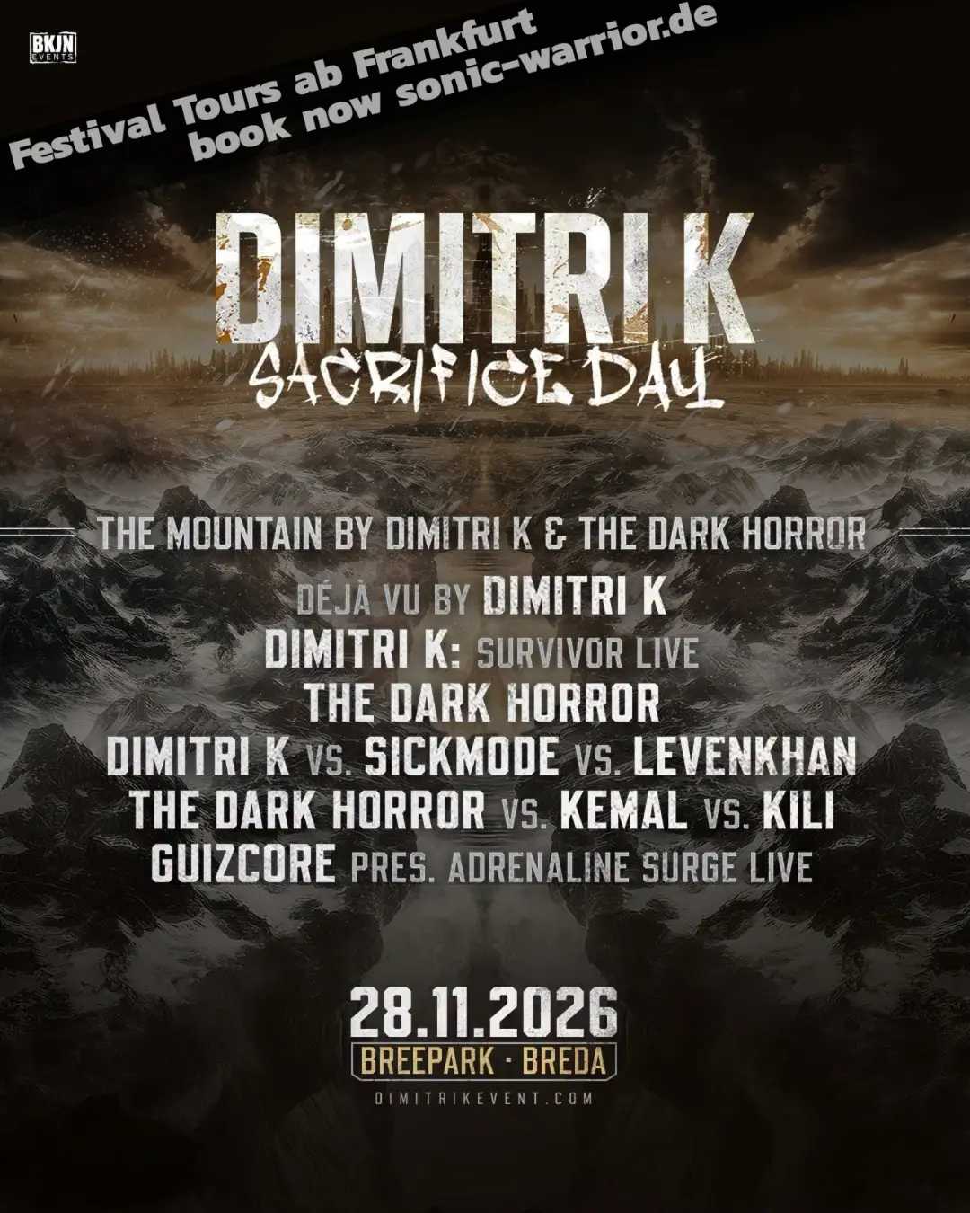 Bus zu Dimitri K – Sacrifice Day 2026 ab Frankfurt, Gießen & Köln – mit oder ohne Ticket 5 2026-11-dimitri-k-sacrifice-day-uptempo-hardcore-mountain-line-up-flyer