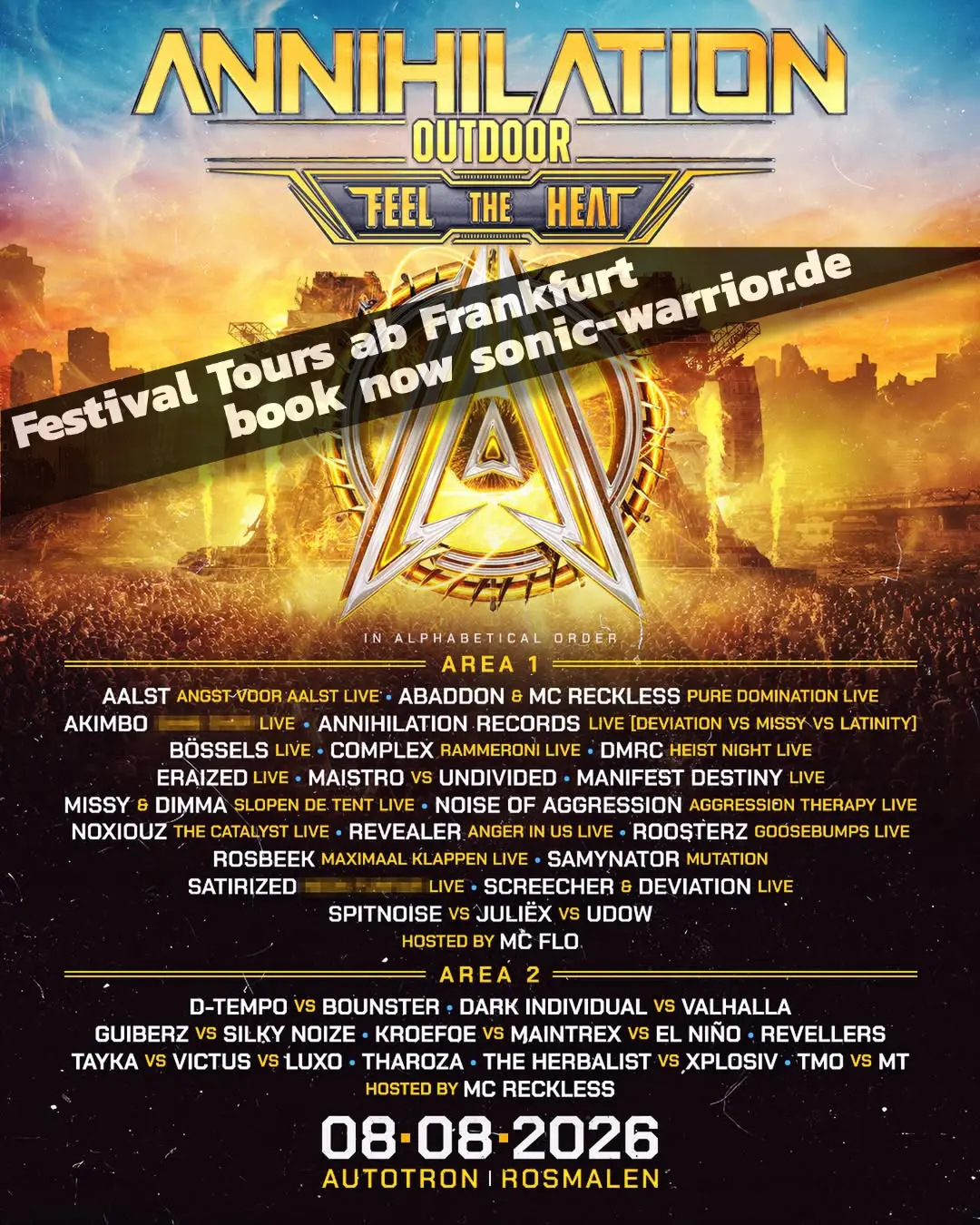 Bus Annihilation Outdoor 2026 bouncy Uptempo Hardcore ab Frankfurt und Gießen 3 2026-08-annihilation-outdoor-line-up-flyer-bouncy-uptempo