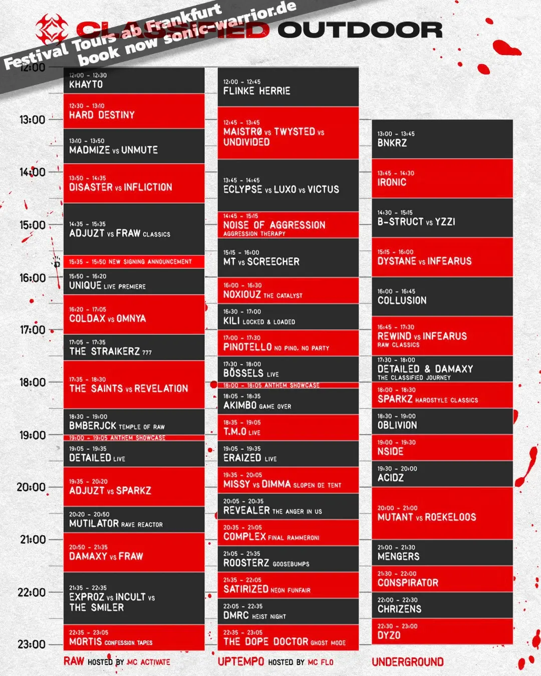 Bus zu Classified - Off the Grid - Bouncy Uptempo und Raw Style ! (Nachrückliste) 3 2026-10-classified-outdoor-uptempo-playtimes-flyer