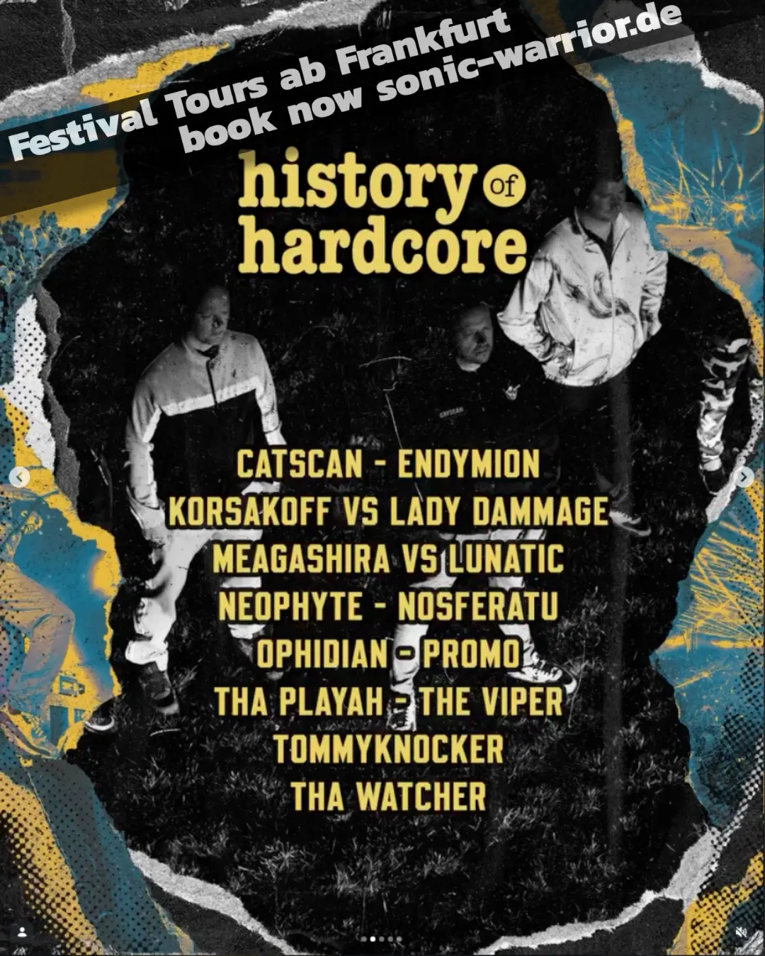 Bus zum Exterminate Festival (Early Hardcore) inkl. Ticket ab Frankfurt, Gießen und Köln 6 2026-08-exterminate-festival-bussloo-line-up-flyer-history-of-hardcore