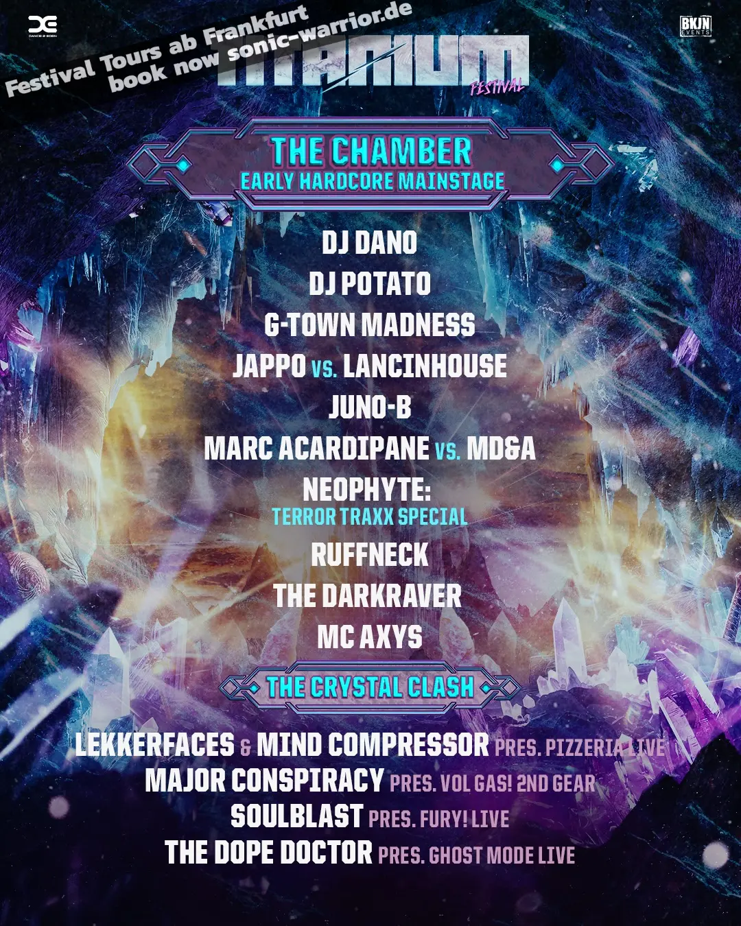 2026-09-Titanium-Festival-Uptempo-Hardcore-line-up-flyer-early-hardcore mainstage