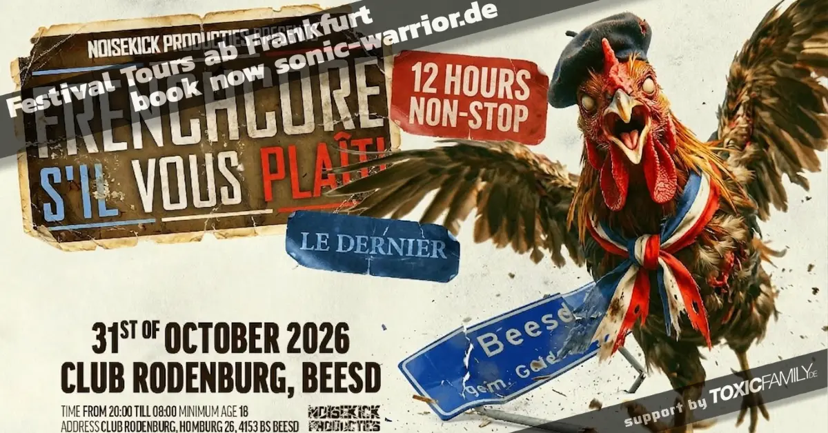 Bus zur Frenchcore S'il Vous Plaît - Le Dernier Noisekick Productions im Club Rodenburg 1 2026-10-frenchcore-sil-vous-plait-club-rodenburg-noisekick-banner
